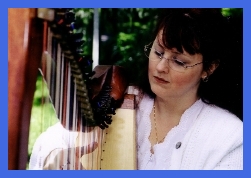 Outdoor wedding harp